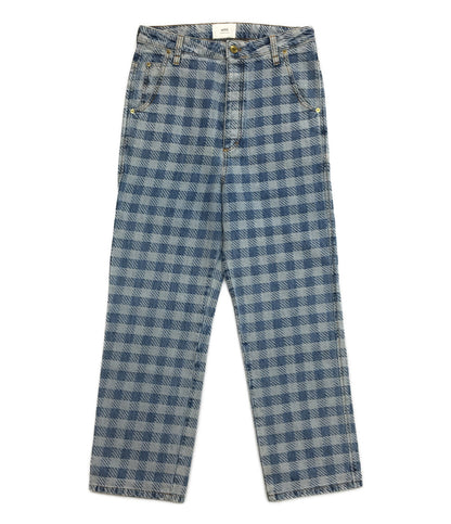 美品 AMI PARIS アミ パリス デニムパンツ CHECKED ALEX FIT 23SS メンズ SIZE 30