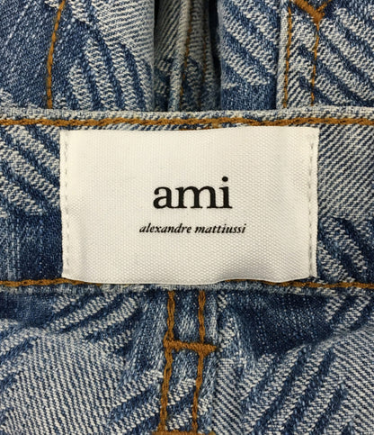 美品 AMI PARIS アミ パリス デニムパンツ CHECKED ALEX FIT 23SS メンズ SIZE 30