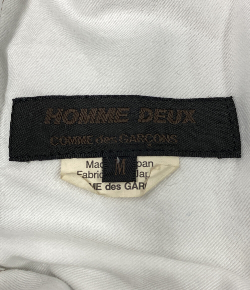 美品 COMME des GARCONS HOMME DEUX コムデギャルソン オムドゥ ポリエステルチェックイージーパンツ 25SS DO-P030 メンズ SIZE M