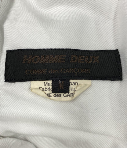 美品 COMME des GARCONS HOMME DEUX コムデギャルソン オムドゥ ポリエステルチェックイージーパンツ 25SS DO-P030 メンズ SIZE M