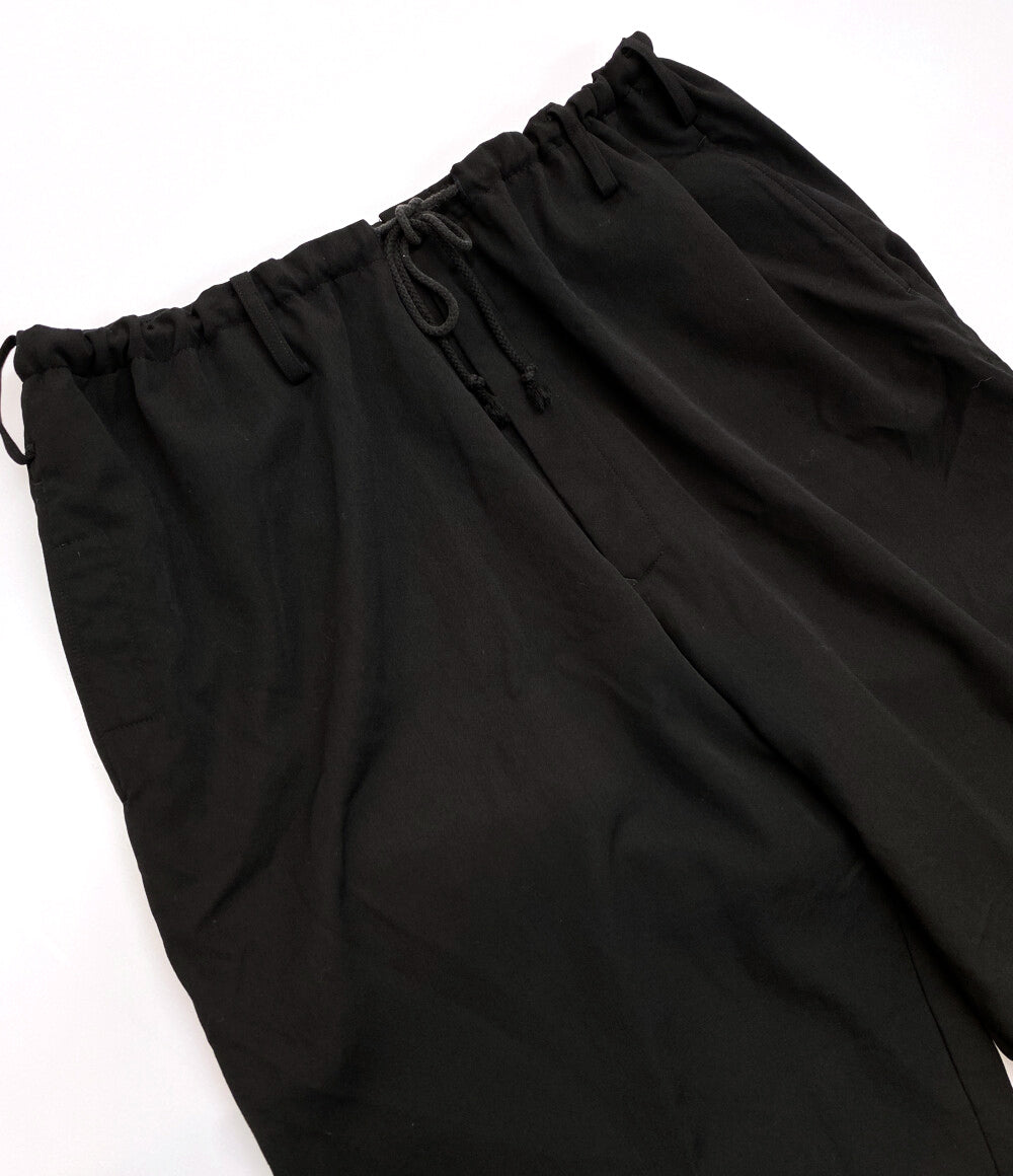 YOHJI YAMAMOTO POUR HOMME ウールギャバジン紐パンツ 24SS HS-P08-100