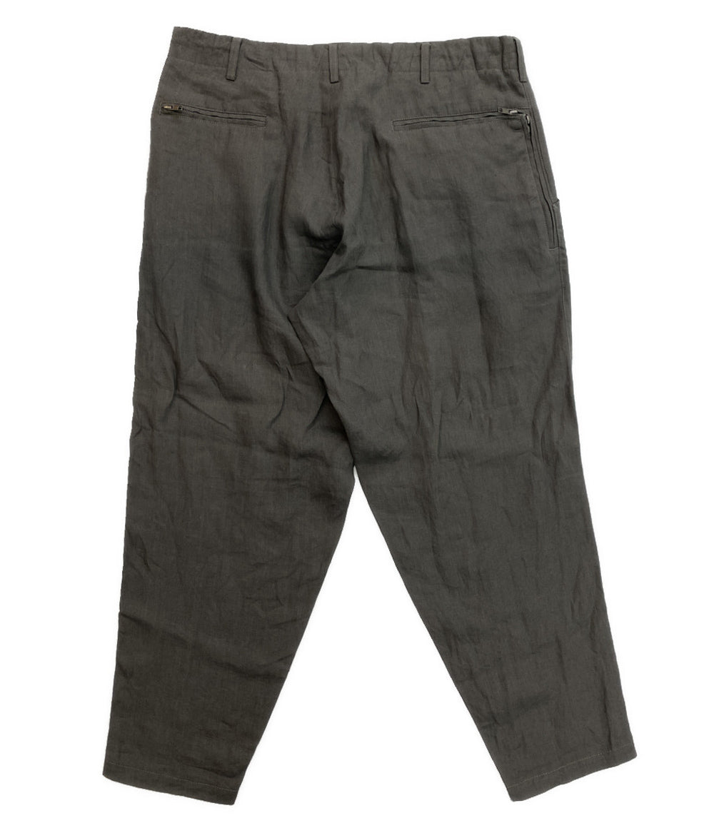 Y's for men パンツ 120% LINO LINEN BACK SIDE ZIPPER PANTS 25SS MP-P51-303 メンズ SIZE 2 ワイズ フォー メン