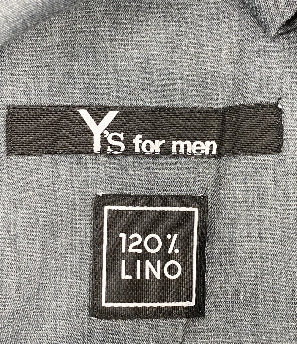 Y's for men パンツ 120% LINO LINEN BACK SIDE ZIPPER PANTS 25SS MP-P51-303 メンズ SIZE 2 ワイズ フォー メン