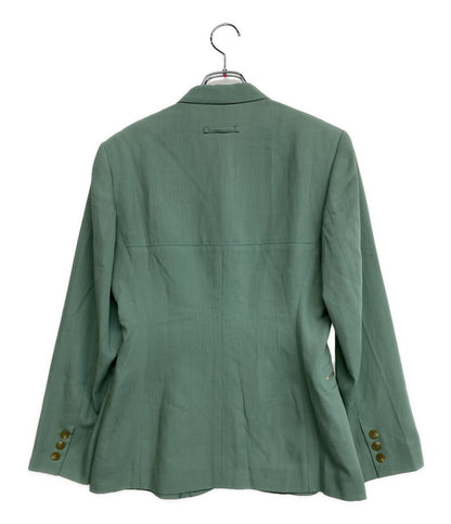 JEAN PAUL GAULTIER FEMME ジャンポールゴルチエフェム 内ドット柄ファスナーデザインステッチジャケット 90-00S レディース SIZE 40