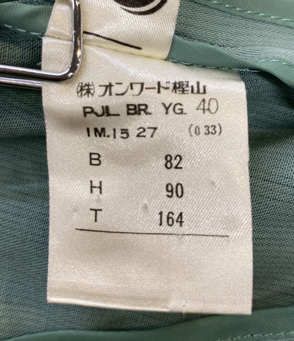 JEAN PAUL GAULTIER FEMME ジャンポールゴルチエフェム 内ドット柄ファスナーデザインステッチジャケット 90-00S レディース SIZE 40