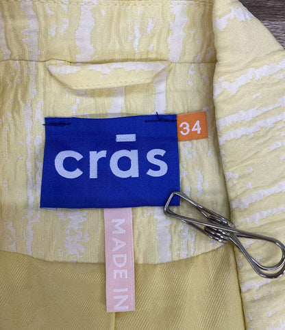 cras エシカル テーラードジャケット 半袖 Sadiecras SS Blazer レディース SIZE 34