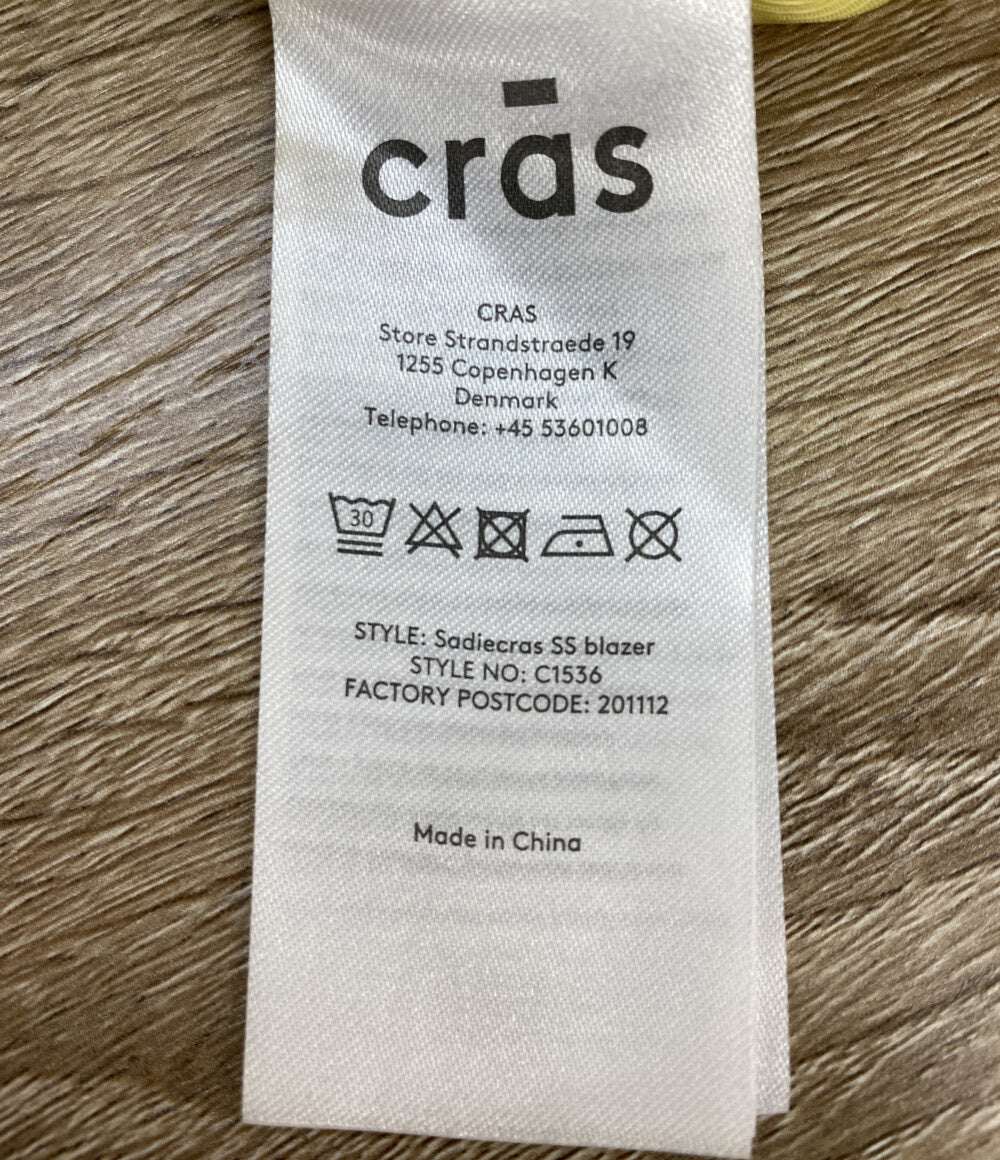 cras エシカル テーラードジャケット 半袖 Sadiecras SS Blazer レディース SIZE 34
