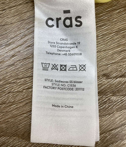 cras エシカル テーラードジャケット 半袖 Sadiecras SS Blazer レディース SIZE 34