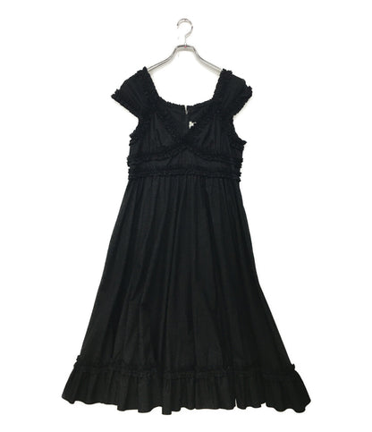コムデギャルソン ガール ノースリーブフリルデザインワンピース 21SS NG-O002 レディース SIZE L COMME des GARCONS GIRL