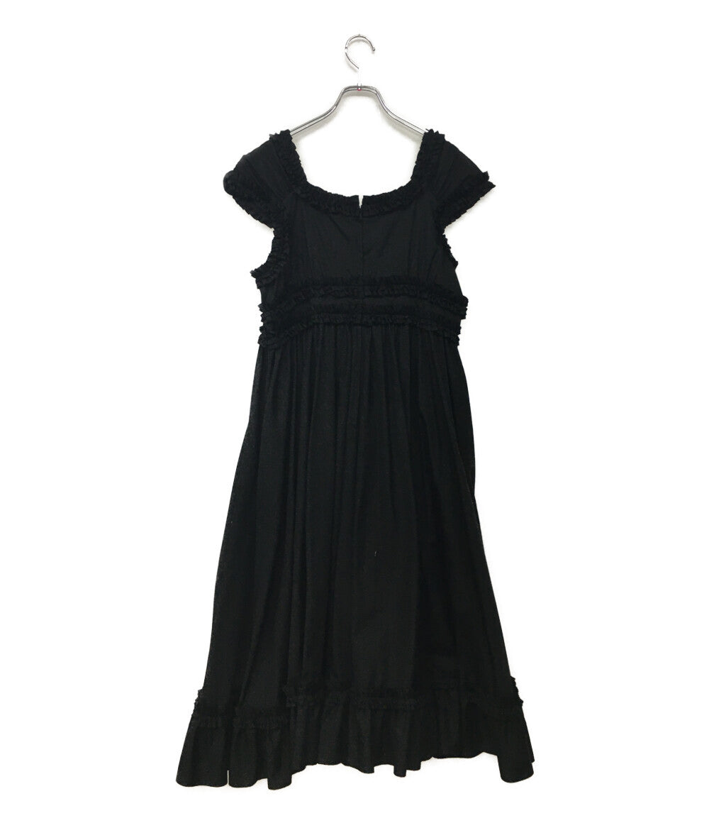 コムデギャルソン【試着のみ美品】 左右非対称デザイン ノースリーブ ポリエステル COMME des GARCONS(コムデギャルソン) ノースリーブワンピース GI-T028