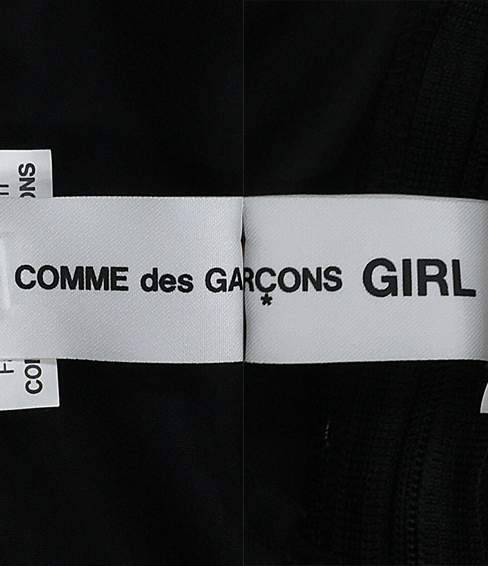 コムデギャルソン ガール ノースリーブフリルデザインワンピース 21SS NG-O002 レディース SIZE L COMME des GARCONS GIRL