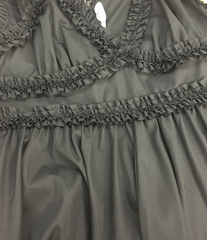 コムデギャルソン ガール ノースリーブフリルデザインワンピース 21SS NG-O002 レディース SIZE L COMME des GARCONS GIRL