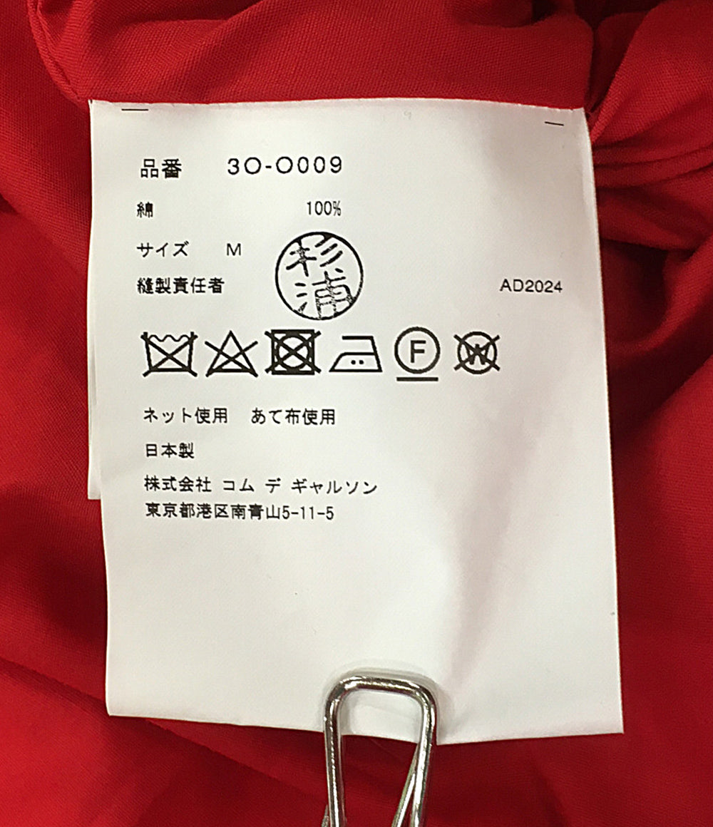 ノワールケイニノミヤ パフスリーブワンピース レッド 25SS 3O-O009 レディース SIZE M noir kei ninomiya