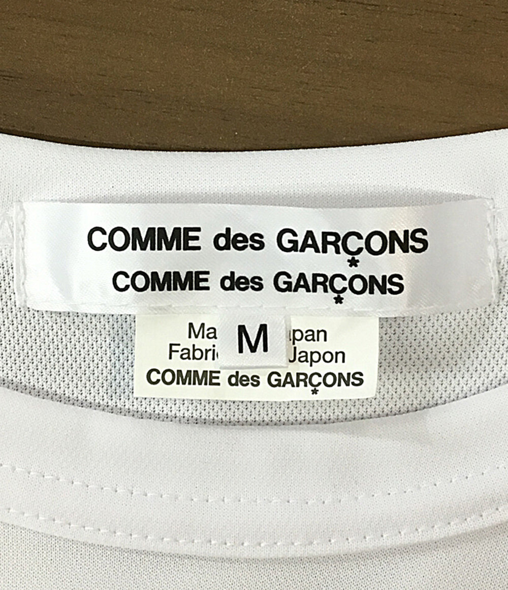 コムデギャルソン コムデギャルソン 美品 ポリエステルフリルLSカットソー 25SS RO-T007 レディース SIZE M COMME des GARCONS COMME des GARCONS