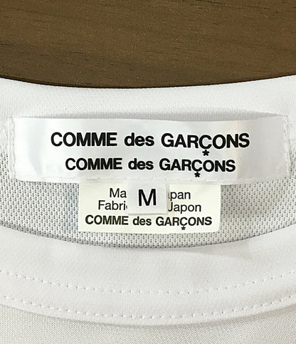 コムデギャルソン コムデギャルソン 美品 ポリエステルフリルLSカットソー 25SS RO-T007 レディース SIZE M COMME des GARCONS COMME des GARCONS