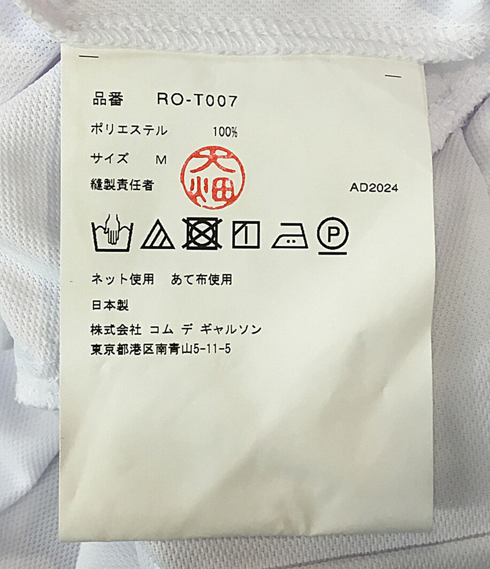 コムデギャルソン コムデギャルソン 美品 ポリエステルフリルLSカットソー 25SS RO-T007 レディース SIZE M COMME des GARCONS COMME des GARCONS