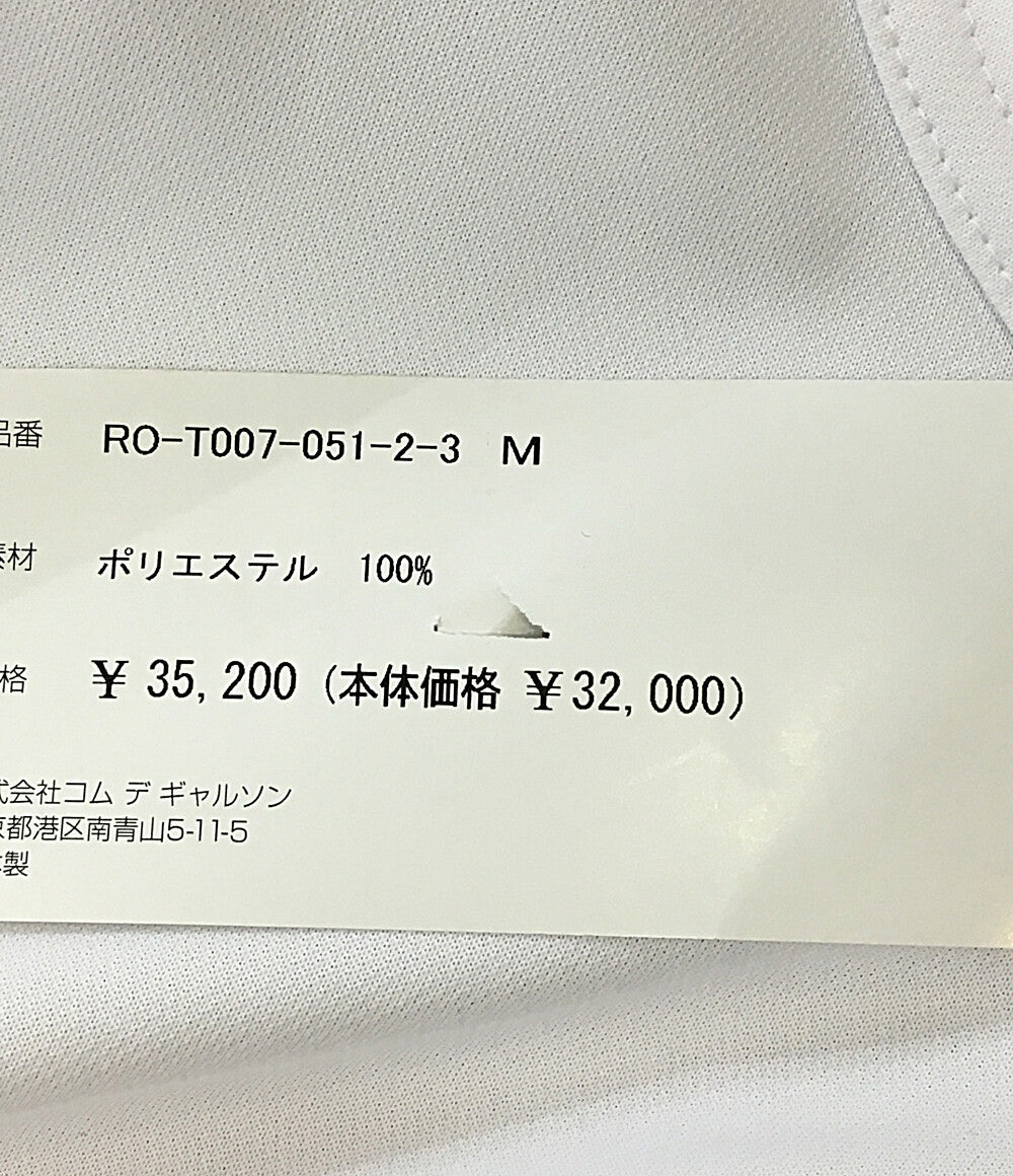 コムデギャルソン コムデギャルソン 美品 ポリエステルフリルLSカットソー 25SS RO-T007 レディース SIZE M COMME des GARCONS COMME des GARCONS