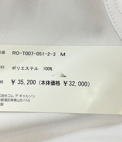 コムデギャルソン コムデギャルソン 美品 ポリエステルフリルLSカットソー 25SS RO-T007 レディース SIZE M COMME des GARCONS COMME des GARCONS