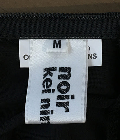 美品 noir kei ninomiya ベロアパワーショルダーカットソー 22AW 3J-T013 レディース SIZE M ノワールケイニノミヤ