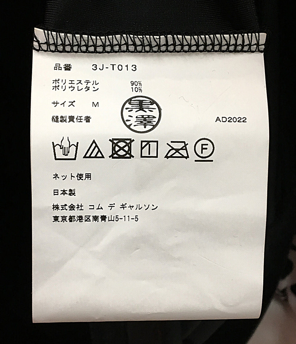 美品 noir kei ninomiya ベロアパワーショルダーカットソー 22AW 3J-T013 レディース SIZE M ノワールケイニノミヤ