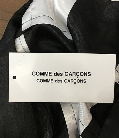 美品 COMME des GARCONS COMME des GARCONS ブロックチェックポリエステル長袖シャツ 25SS RO-B006 レディース SIZE M コムデギャルソン コムデギャルソン