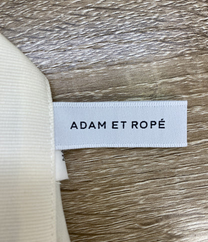美品 ADAM ET ROPE FEMME アダム エ ロペ ノースリーブシャツ フリンジプリント 25ss レディース SIZE F
