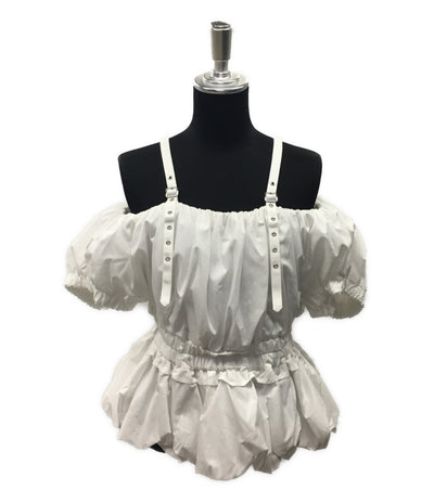 ノワールケイニノミヤ 美品 パフスリーブブラウス 25SS 3O-B016 レディース SIZE S noir kei ninomiya