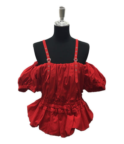 noir kei ninomiya パフスリーブブラウス 25SS 3O-B016 レディース SIZE S ノワールケイニノミヤ