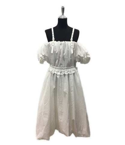 noir kei ninomiya パフスリーブワンピース 25SS 3O-O009 レディース SIZE S ノワールケイニノミヤ