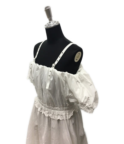 noir kei ninomiya パフスリーブワンピース 25SS 3O-O009 レディース SIZE S ノワールケイニノミヤ