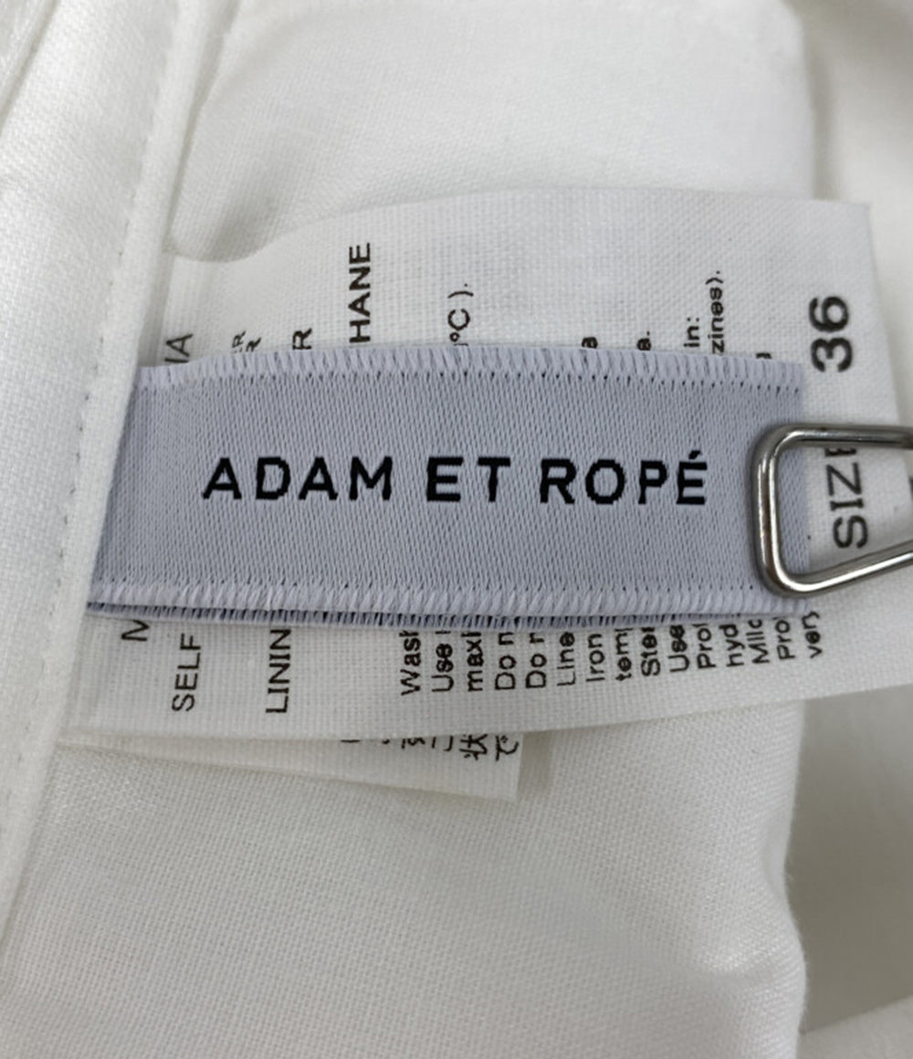 美品 ADAM ET ROPE FEMME アダム エ ロペ シアーワークパンツ レディース SIZE 36