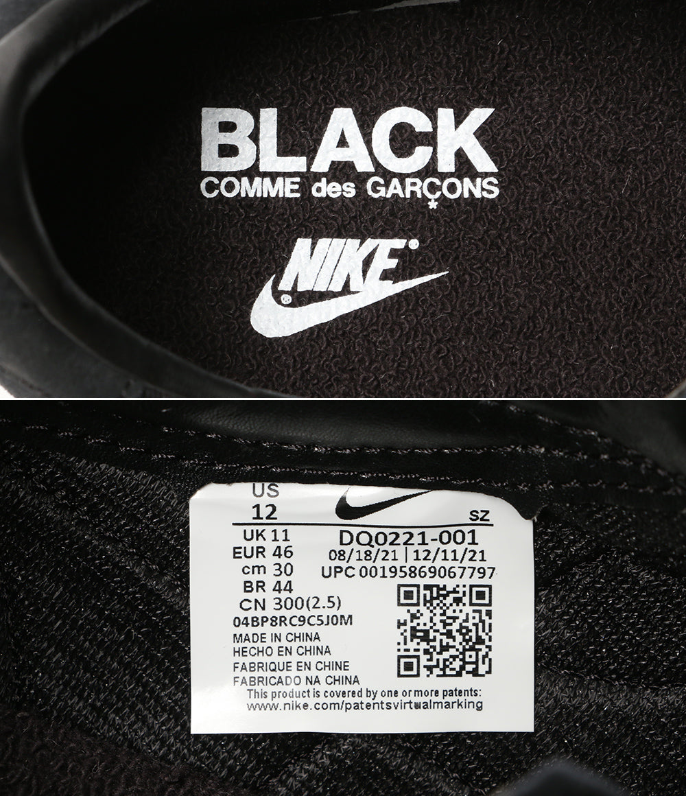 ブラックコムデギャルソン ナイキ スニーカー Eagle Triple Black DQ0221-001 メンズ SIZE 30cm BLACK COMME des GARCONS × NIKE