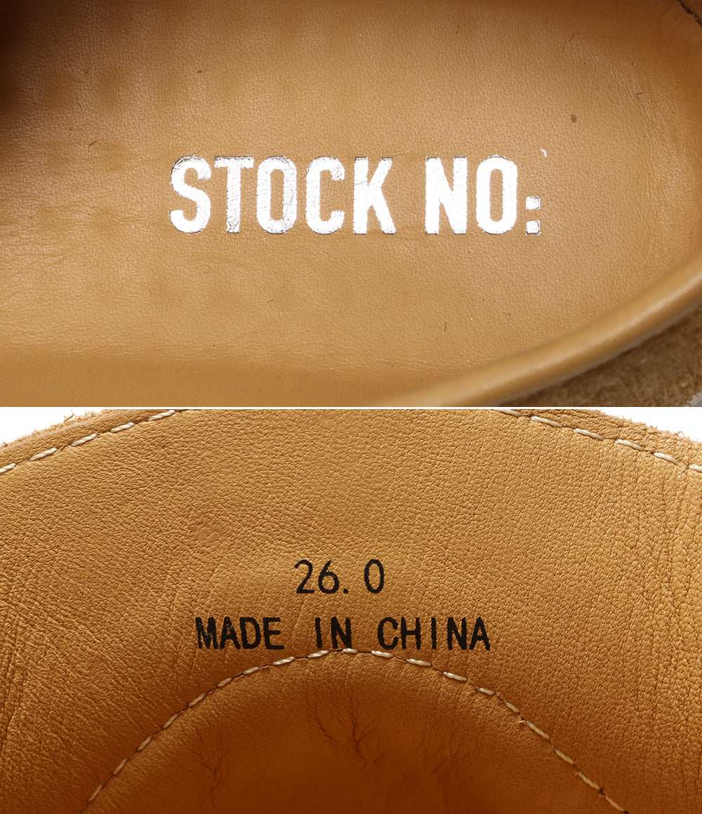 美品 ストックナンバー エアモカシンミッドシューズ メンズ SIZE 26 STOCK NO: