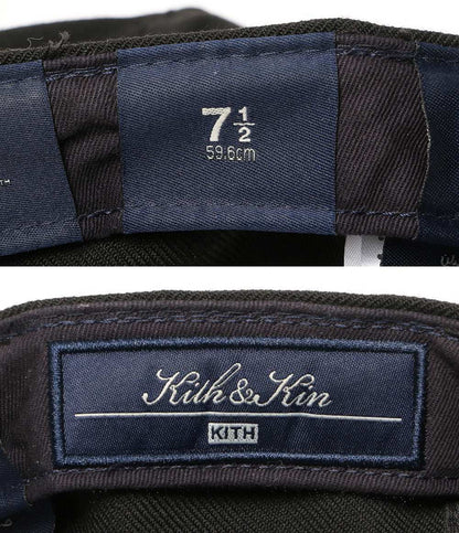 美品 キス ニューエラ キャップ YANKEES BACK BOX LOGO CAP メンズ SIZE 59.6cm KITH × NEW ERA