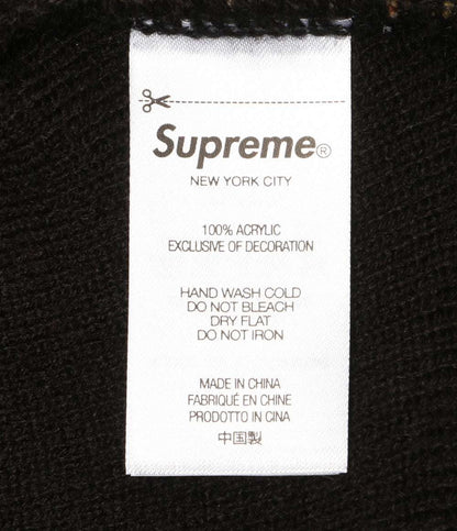 シュプリーム 美品 ニット帽 Marithe Francois Beanie Camo メンズ Supreme