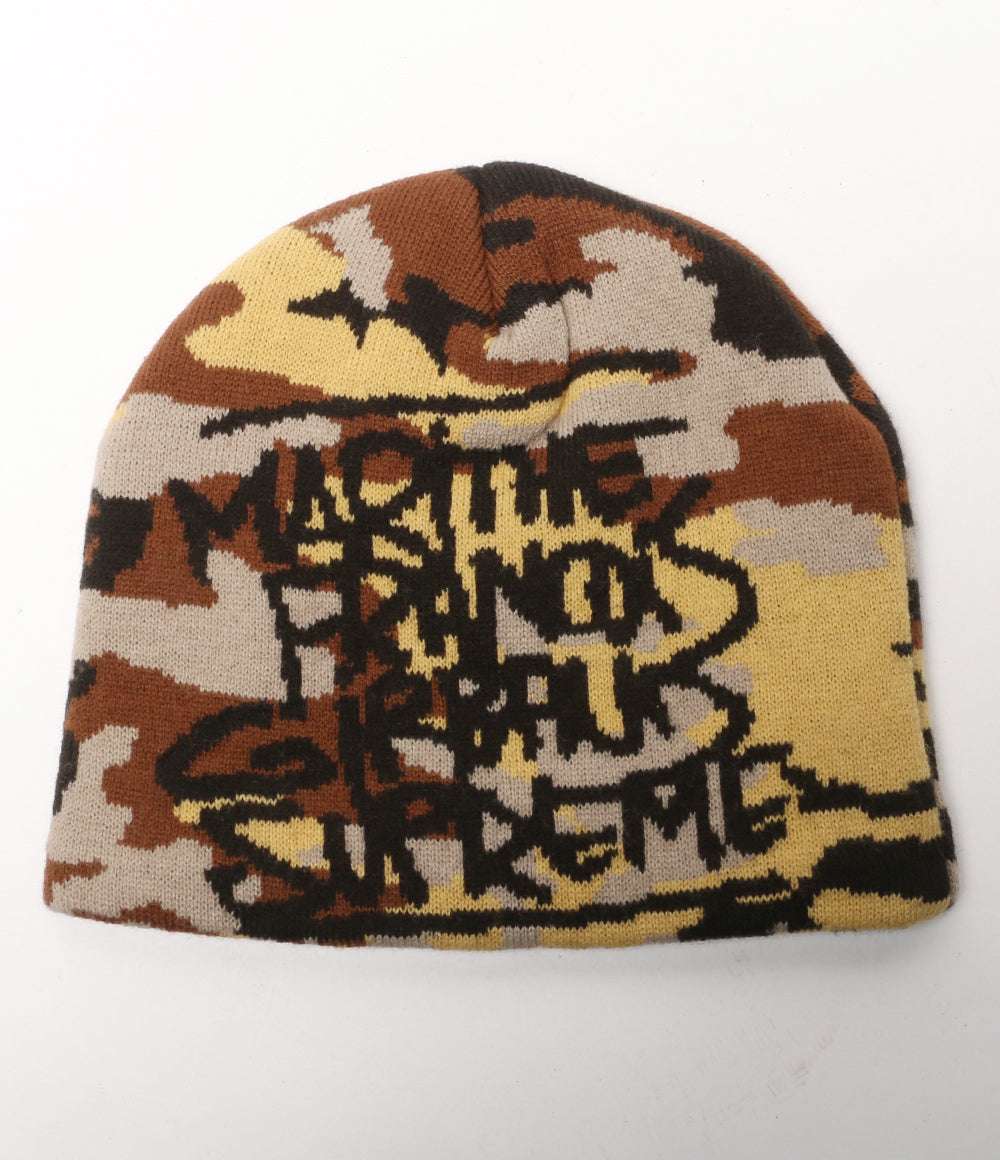 シュプリーム 美品 ニット帽 Marithe Francois Beanie Camo メンズ Supreme