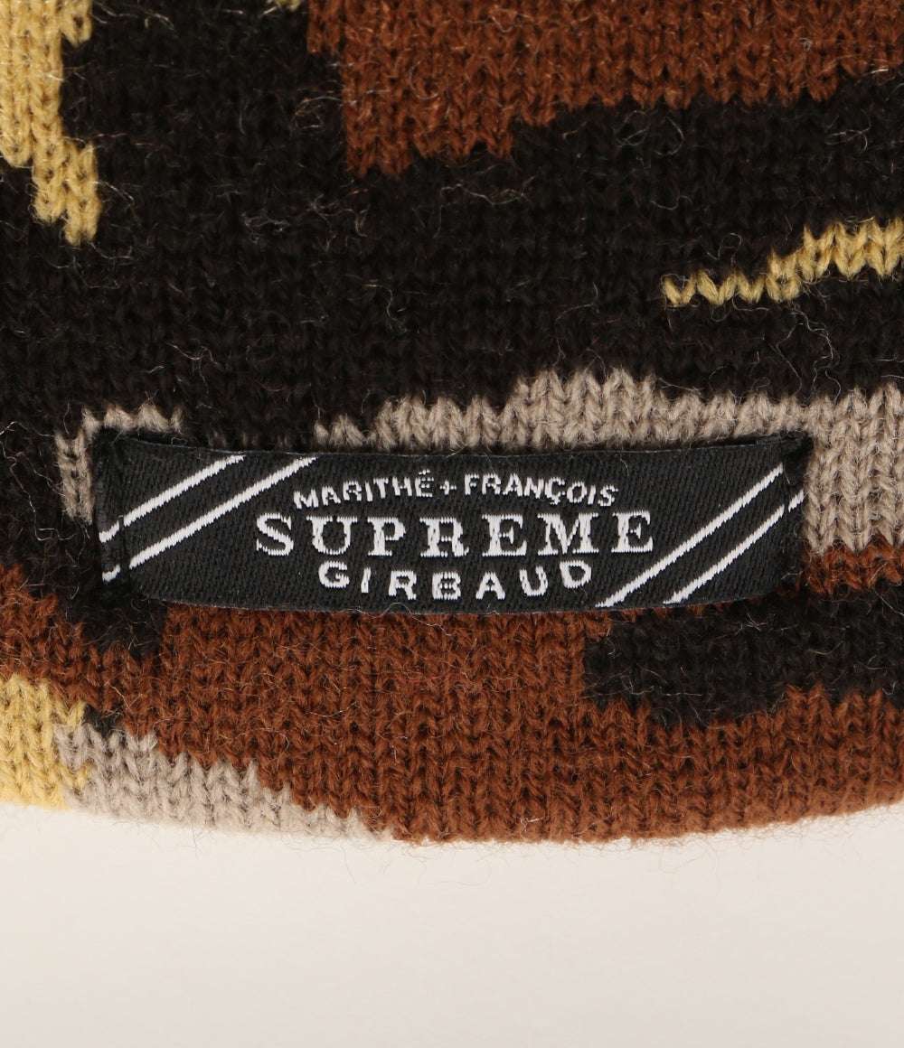 シュプリーム 美品 ニット帽 Marithe Francois Beanie Camo メンズ Supreme