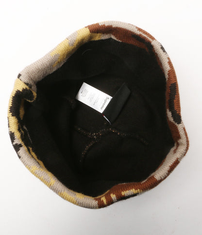 シュプリーム 美品 ニット帽 Marithe Francois Beanie Camo メンズ Supreme