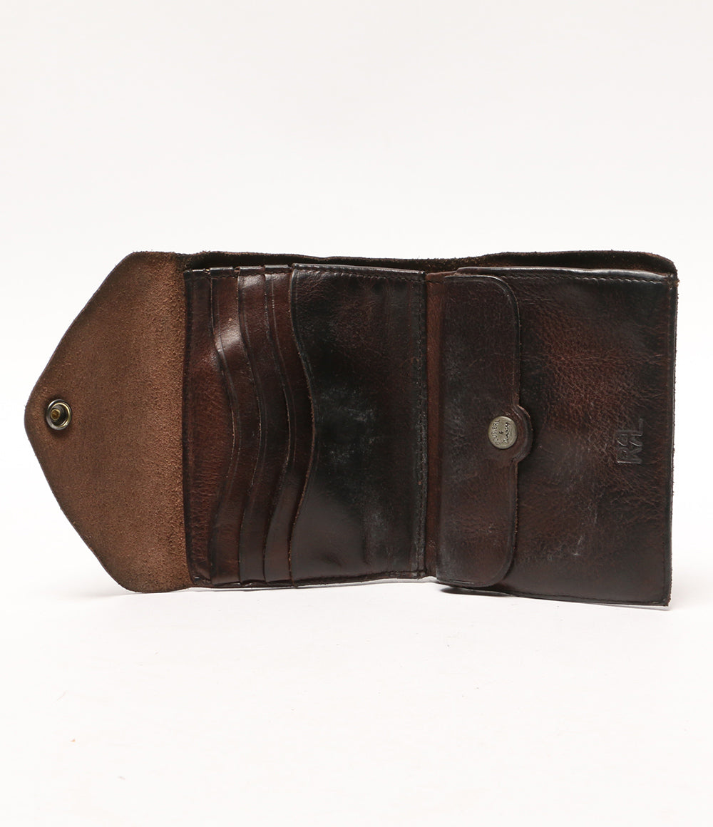 RRL RALPH LAUREN ラルフローレン 二つ折り財布 ヴィンテージ加工 コンチョウォレット メンズ ダブルアールエル