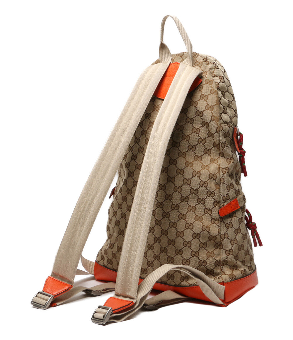 グッチノースフェイス 650288 レザー GGキャンバス バックパック グッチノースフェイス 650288 レザー GGキャンバス バックパック