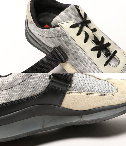 PRADA SPORTS ベルテッドスクエアスニーカー E0848 メンズ SIZE 7 プラダスポーツ