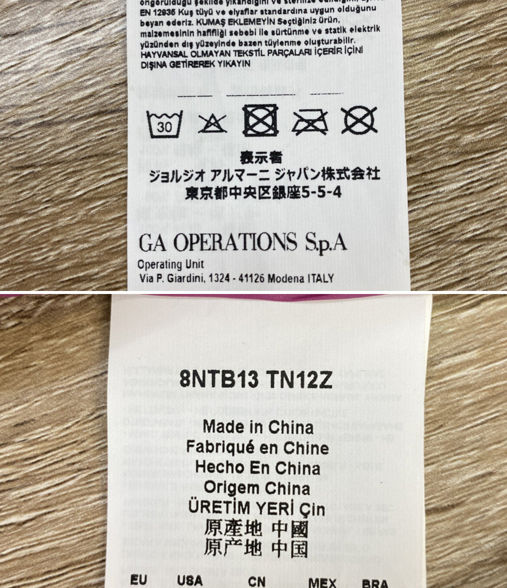 EMPORIO ARMANI ロゴダウンジャケット レディース SIZE M エンポリオアルマーニ