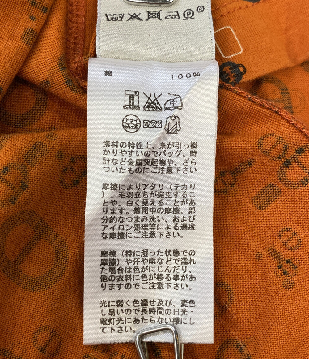 エルメス シェーヌダンクル柄ポロシャツ メンズ SIZE M HERMES