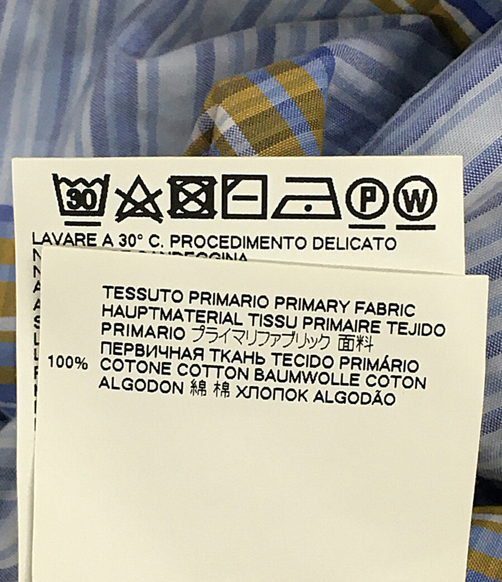 MARNI ストライプオープンカラー半袖シャツ 19AW CUMU0054A0 レディース SIZE 52 マルニ