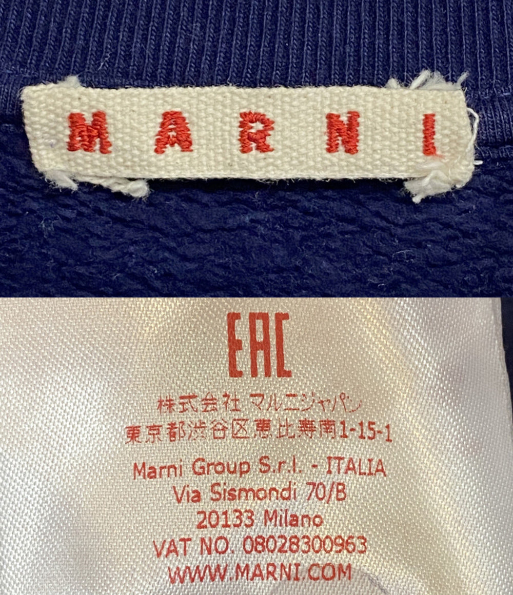 MARNI スウェット FLJE0128P4 ネイビー 22AW レディース SIZE 36