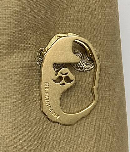 アベイシングエイプ 裏地チェックステンカラーコート メンズ SIZE XL A BATHING APE