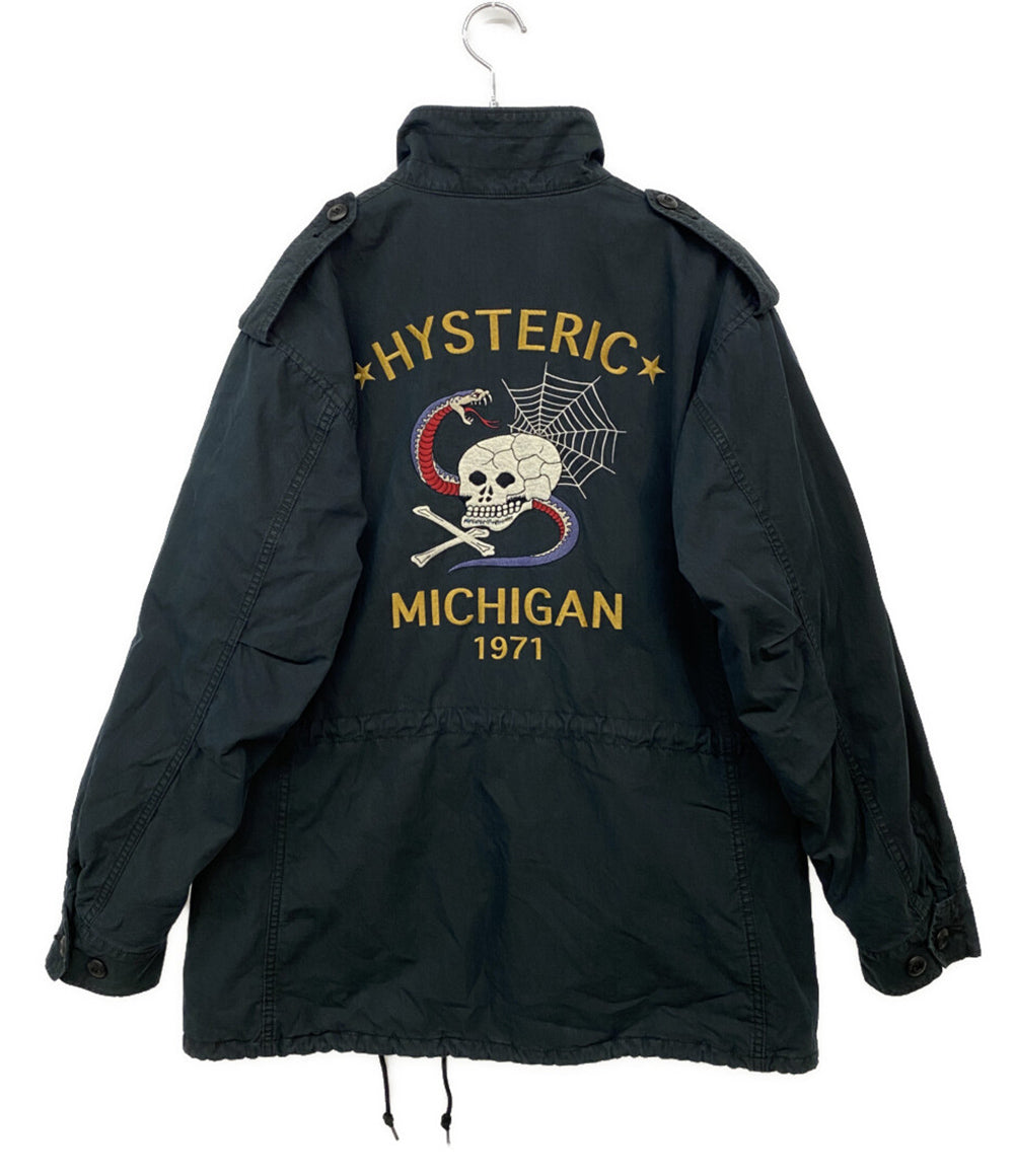 ヒステリックグラマー SNAKE＆SKULL刺繍 M1951フィールドジャケット メンズ SIZE S HYSTERIC GLAMOUR