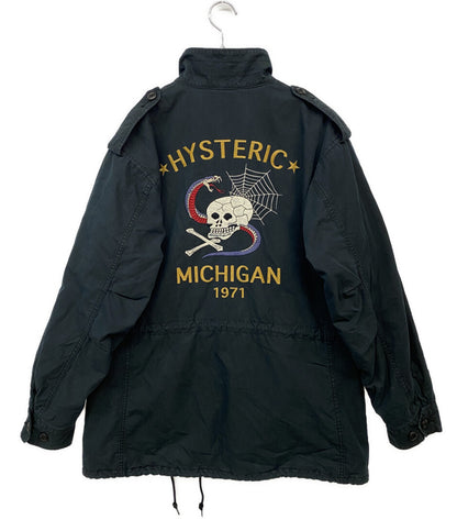 ヒステリックグラマー SNAKE＆SKULL刺繍 M1951フィールドジャケット メンズ SIZE S HYSTERIC GLAMOUR