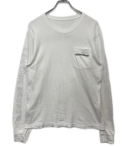 クロムハーツ 長袖Ｔシャツ CH Scroll Logo L/S Pocket T-Shirt メンズ SIZE M CHROME HEARTS