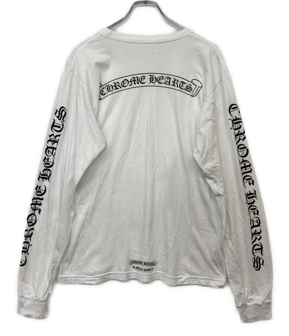 クロムハーツ 長袖Ｔシャツ CH Scroll Logo L/S Pocket T-Shirt メンズ SIZE M CHROME HEARTS